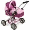 BAYER CHIC 2000 Mini-Kuschelwagen SMARTY Dots Brombeere -Kinderspielzeug bayer chic 2000 mini kuschelwagen smarty dots brombeere a355156