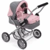 BAYER CHIC 2000 Mini-Kuschelwagen SMARTY Melange Grau-rosa -Kinderspielzeug bayer chic 2000 mini kuschelwagen smarty melange grau rosa a271214