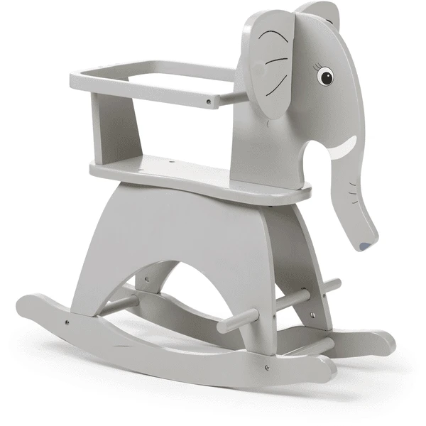 CHILDHOME Schaukelelefant Mit Bügel Grau 3 CHILDHOME Schaukelelefant Mit Bügel Grau