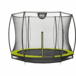 EXIT TOYS EXIT Bodentrampolin Silhouette ø244cm Mit Sicherheitsnetz - Grün