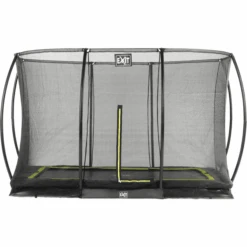 EXIT TOYS EXIT Bodentrampolin Silhouette Rechteckig 244x366 Cm Mit Sicherheitsnetz - Schwarz