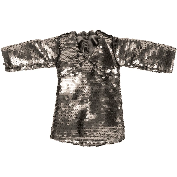 I'M A GIRLY Silver Glitter Dress 3 I'M A GIRLY Silver Glitter Dress