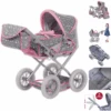 Knorr Toys® Puppenwagen Ruby - "Star Grey" Grau -Kinderspielzeug knorr toys puppenwagen ruby star grey grau a400157