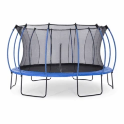 Plum® Springsafe Trampolin Colours 426 Cm Mit Sicherheitsnetz, Blau