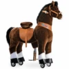 PonyCycle® Chocolate Brown With White Hoof Horse -Kinderspielzeug ponycycle chocolate brown with white hoof horse a338458