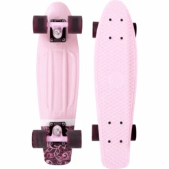 Slide Skateboard 22-Zoll Pink Flower